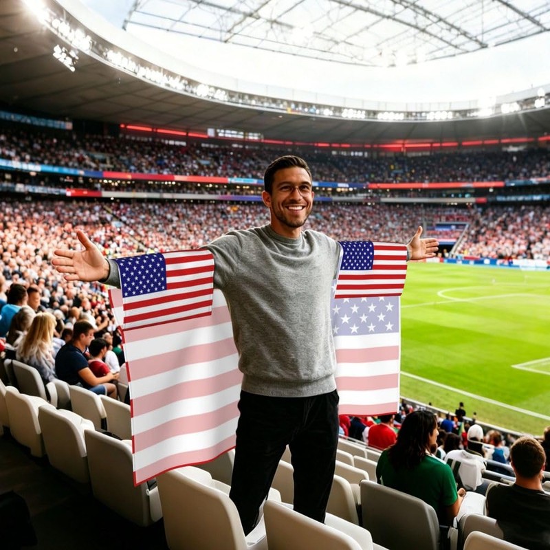 Custom Flag with Sleeves Wearable Fan Flags, Polyester Sports Event