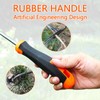 MENGLIHUALUO Weed Puller Tool 2 pcs 4 Tine Stainless Steel