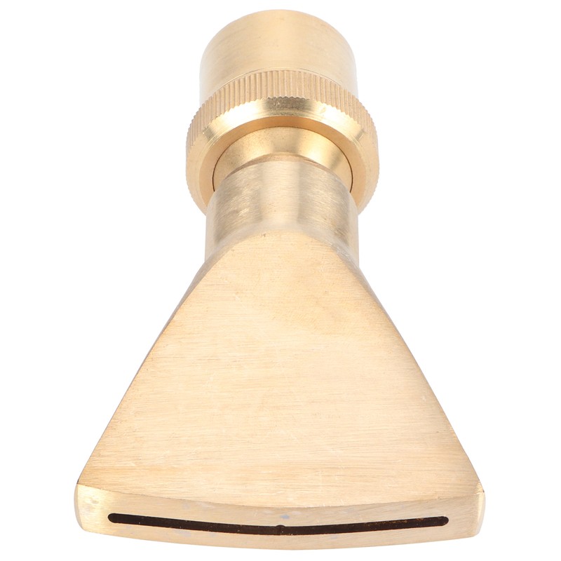 Brass Narrow Fan Jet Water Fountain Nozzle Spray Head Adjustable