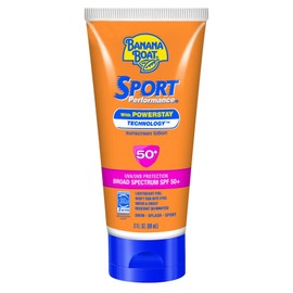Banana Boat Sunscreen Sport Performance Broad Spectrum Sun Care Sunscreen Lotion - SPF 50, 3 Ounce