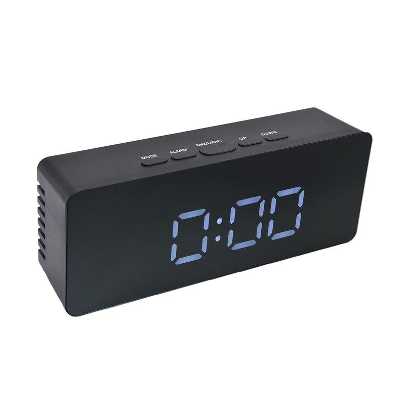 LED Clock Multifunctional USB Powered 3 Lighting Modes Snooze Time