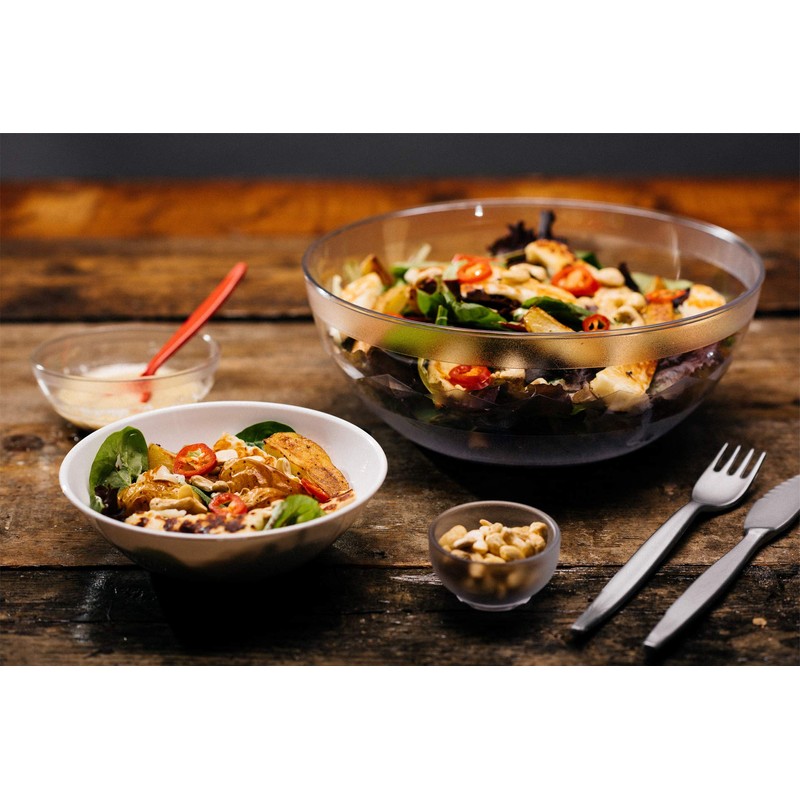 Harfield 15cm Polycarbonate Plastic Bowl - Summer Blue (Pack of