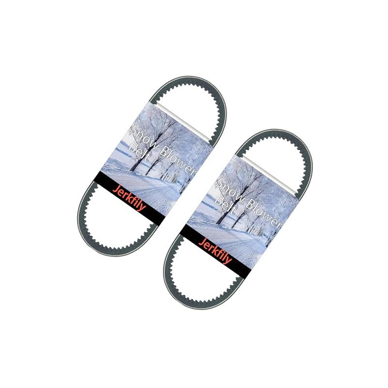 Jerkfily (2/Pack) 954-0430 754-0430 Cogged Auger Drive Belt for Troy-Bilt