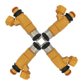 JESBEN 63P1376100 4 inyectores de combustible 4 agujeros de repuesto para Marine Yamaha Outboard F150 HP 2004-2006 CDH275 63P-13761-00-00