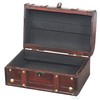 Vintiquewise(TM Decorative Treasure Box Wooden Trunk/Chest, Set of 2