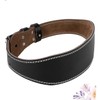 SAFIGLE 1pc Adjustable PU Leather Weightlifting Fitness Waist Supporter Lumbar