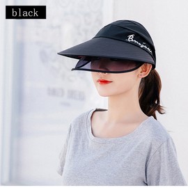 Wide Edge Sun Hat Protective  with Removable Face Shield Summer Outdoor