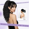 Curly Ponytail Extension with Clip, 45 cm Claw Clip Ponytail