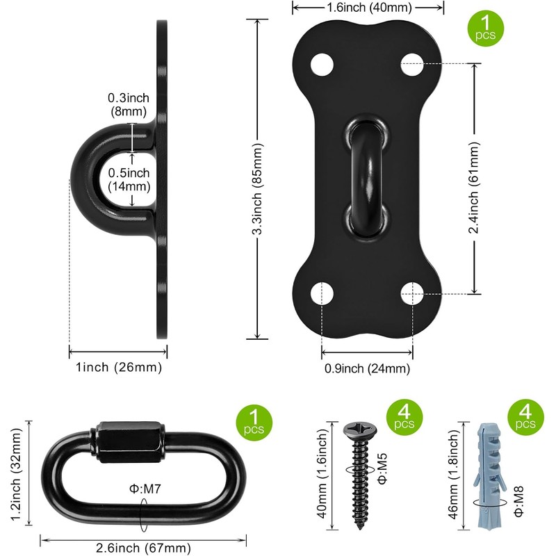 Dog Leash Holder for Wall, Heavy Duty Hook for Lead