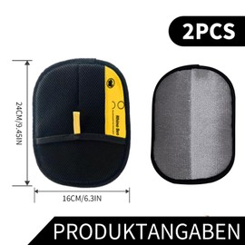 Yoedge 2 Stück Dicke Haarentfernung Handschuhe für Hunde & Katzen-Antistatische Wiederverwendbare Enthaarungs Handschuhe,Doppelseitige Pflegehandschuhe,Entfilzung,Fellpflege beim Baden