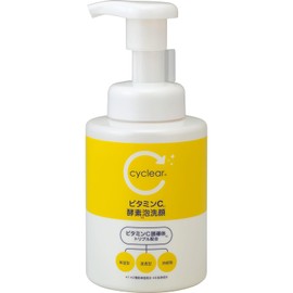 Kumano Oil Cyclear Vitamin C Enzyme Foaming Face Wash 10.1 fl oz (300 ml)