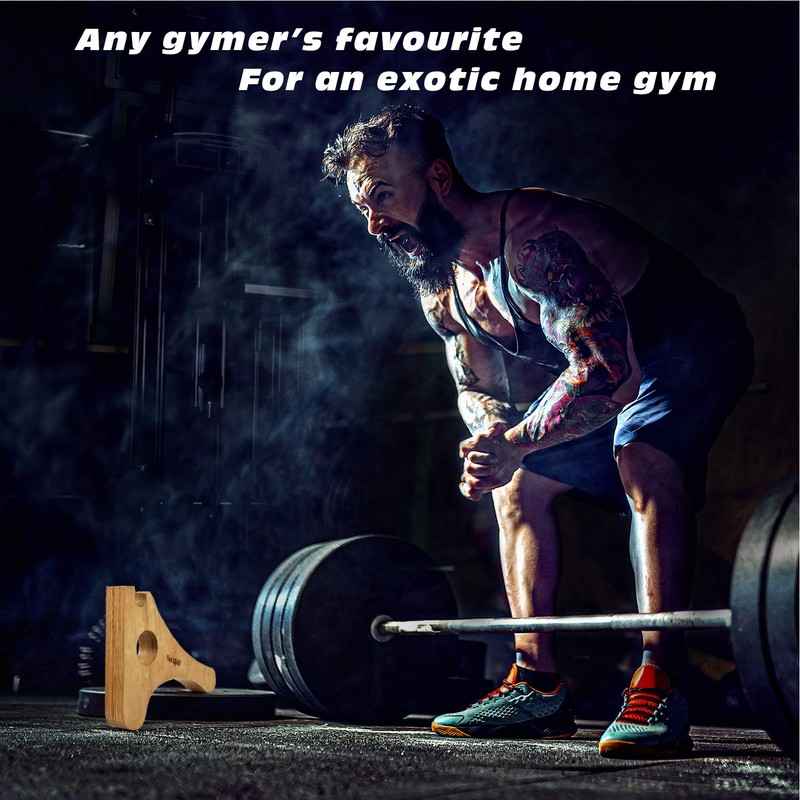 Yes4All Deadlift Jack/Barbell Stand – Holds 600lb Barbell Plates for