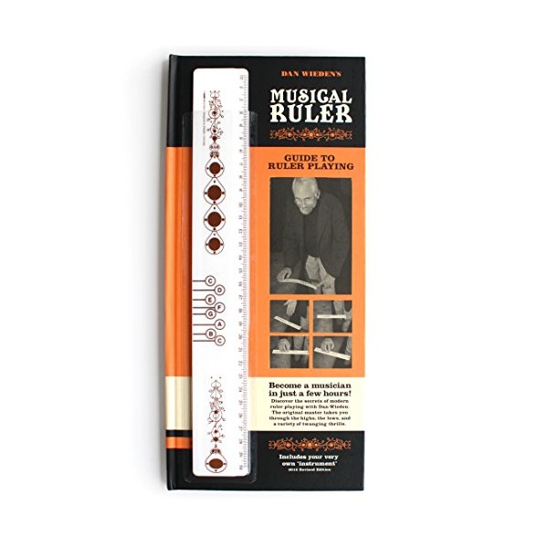 SUCK UK Music Ruler - 30cm Ruler with Musical Guidebook