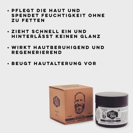 Beyer's Oil Verbena Face Cream 60 ml - 100% Natural - Absorbs Quickly and Nourishes the Skin - Handmade in Bavaria
