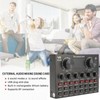Live Sound Card with Built in Microphone Clear Recording Portable