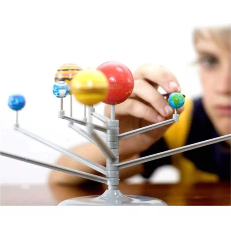 Deluxe Sistema Solar Planetario Autodidáctico Juguete Manualidades