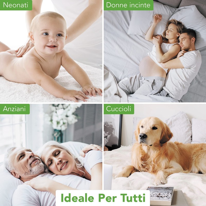 Double Bed Mattress Protector 63x75 Inch Waterproof Natural Bamboo Terry