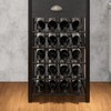 Homeiju Homeiju Wine Rack Freestanding Floor, Bar Cabinet with Tabletop,
