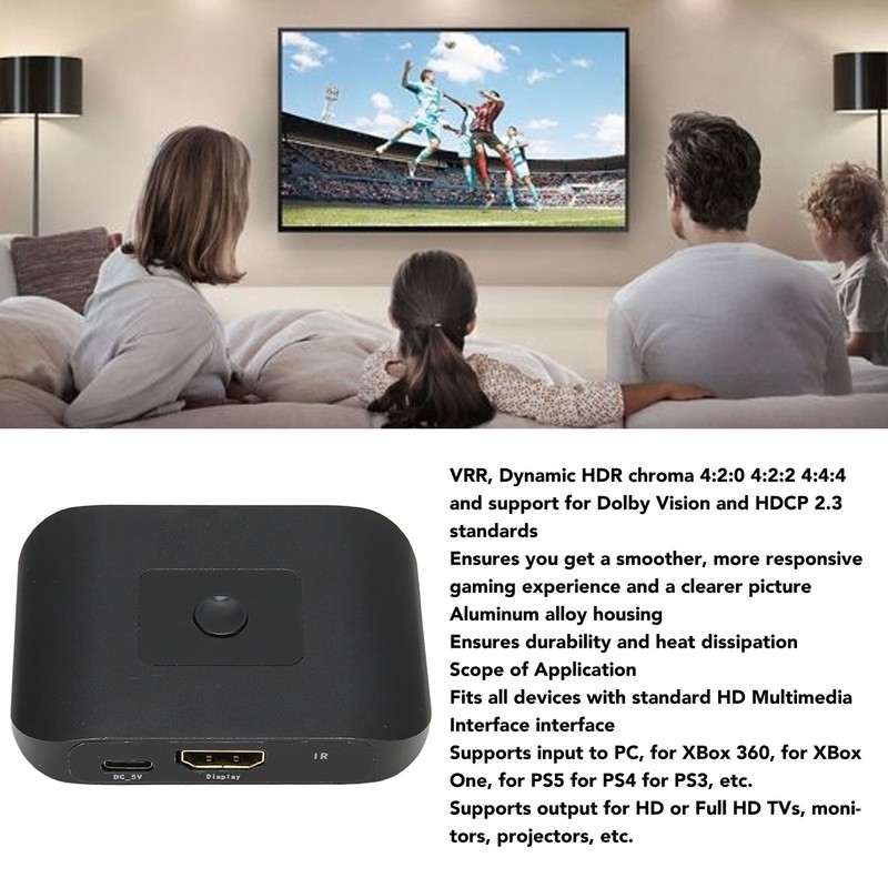 HD Multimedia Interface 2.1 Switch Splitter 2 in 1 Out