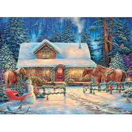 Buffalo Games - Chuck Pinson - Winter's Oasis - 1000 Piece Jigsaw Puzzle for Adults Challenging Puzzle Perfect for Game Nights - Finished Puzzle Size is 26.75 x 19.75