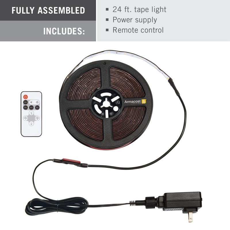 Armacost Lighting RibbonFlex Home 24V White Indoor Outdoor LED Strip