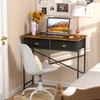 DAOUTIME Small Writing Desk for Kids Bedroom, 31.5 Inch Computer