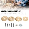 Wood Carving Disc Rotary File Set Angle Grinder Grinding Shaping