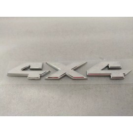 4x4 1500 2500 3500 Chrome 4X4 Truck Emblem Decal