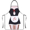 Funny Apron for Women Men Gifts, Cute Waterproof Cooking Grilling