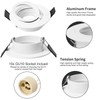 GeyouLux Set of 6 Recessed Spotlights LED 230 V Frame