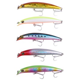 Chivas Floating Lipless Minnow Lures Flounder 95mm 8g Set of 5