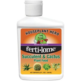 Houseplant Hero Cactus and Succulent Plant Food - 2-7-7 House Plant Fertilizer (8 Ounces)