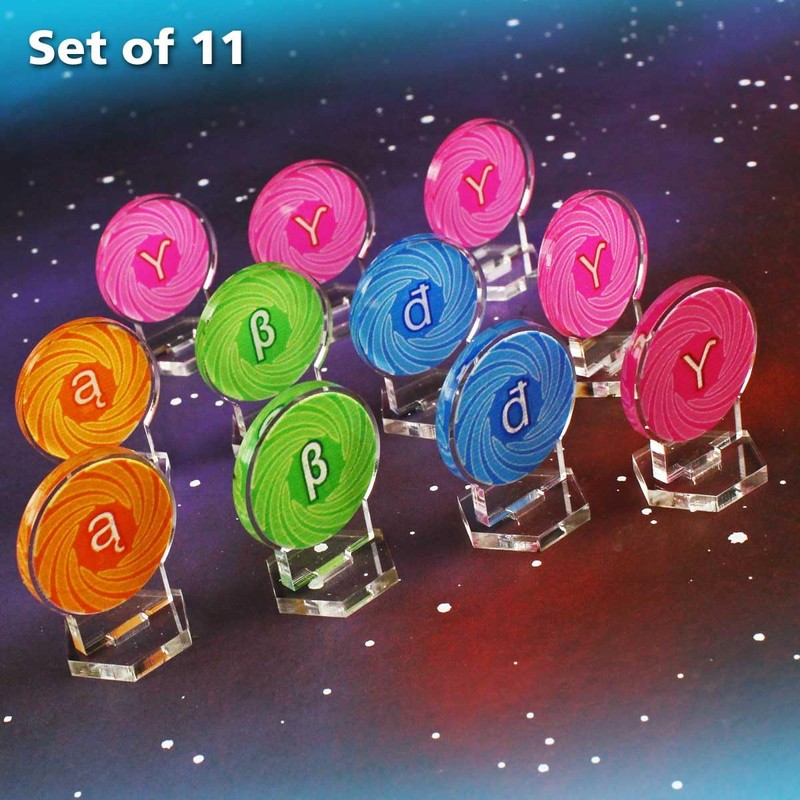 LITKO Premium Printed Wormhole Marker Set Compatible with Twilight Imperium