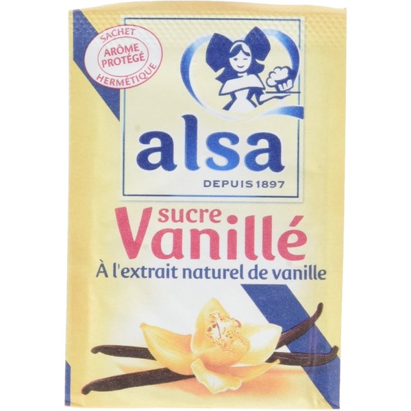 Alsa Vanilla Flavored Sugar with Natural Vanilla Extract - 12