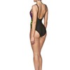 Arena Damen Badeanzug Cyklon, Black/Soft grren, 36