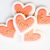½ Dz. Love Hearts Cookies! You Make my Heart Skip