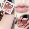 립글로우 립글로스 및 립 마스크 세트 2개 보습 입술 복숭아맛