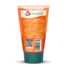 Biomaná Bronceador con Aceite de Zanahoria FPS 8 130 g Ayuda a Obtener Resultados más Rápidos y Duraderos