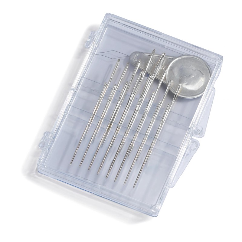 Prym Embroidery Needles, Gold, Silver, One Size
