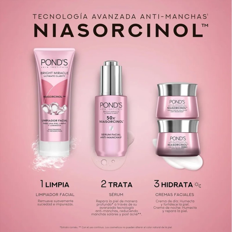 Skincare Rutina Completa Anti Manchas Kit 5 Pond S