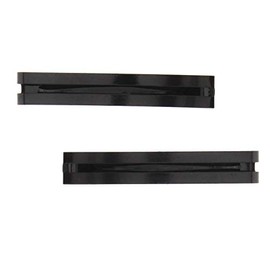 Mytoptrendz® Thin Small Hair Clips Grips Barrette Slides- Set of 2 pcs (Black -straight)