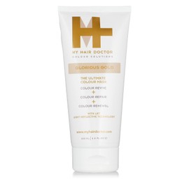 MHD Ultimate Colour Hair Mask Glorious Gold | 150ml Mask for Coloured Hair with Light Reflective Technology | Protect and Revive Hair Colour Mask