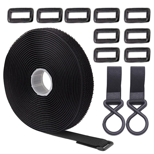 Velcro cable ties, reusable Velcro cable ties, for organising your
