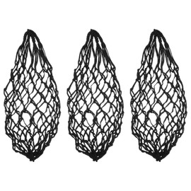 POPETPOP Pack of 3 Feeding Bags for Vegetables Feeding Net for Chickens Goat Hay Bag Slow Feeder Hay Net Slow Hay Feeder Bag for Goats Hanging Hay Bag Snack Basket Chicks Travel Nylon Fabric