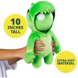 PMI Gang Beasts Plush Buddies - Green Dragon - 10 Inch Stretchy Plush