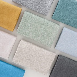 Fennco Styles Woven Solid Color Scalloped Tablecloth 56" W x 88" L - Beige Wrinkle-Free, Heat-Resistant Washable Table Cover for Everyday Use, Holidays, and Indoor Outdoor Events