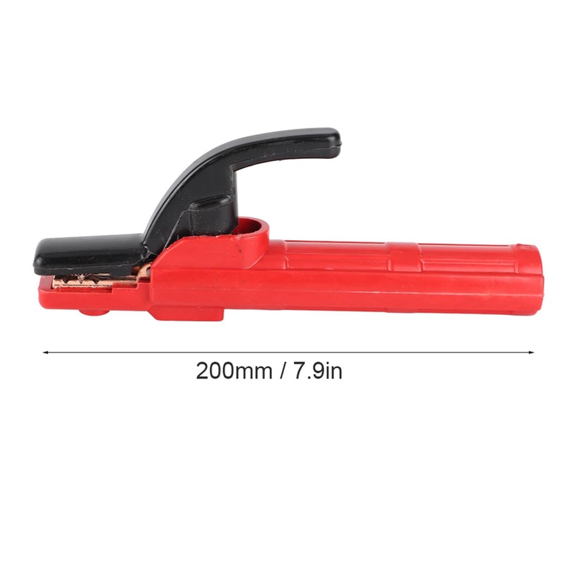 Welding Electrode Holder, 300Amp Capacity Copper Plier Ground Clamp, Insulated
