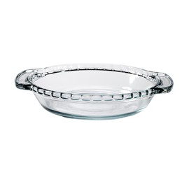 Anchor Hocking Oven Basics 9.5-Inch Deep Pie Plate, Clear, 1 Piece