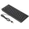 78 Key Ultra Slim Wired Keyboard Ergonomic QWERTY Layout Dual