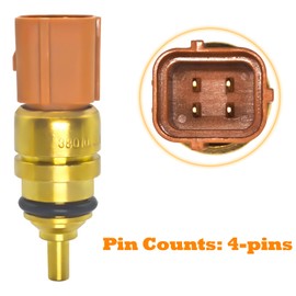39220-38010 Coolant Temperature Sensor with Connector Pigtail Harness for Hyundai Kia 2008-2021 Palisade 3.8L 2020-2022 Tucson 2.0L 2.4L 2010-2015 - Replace 39220-38010 39220-02500